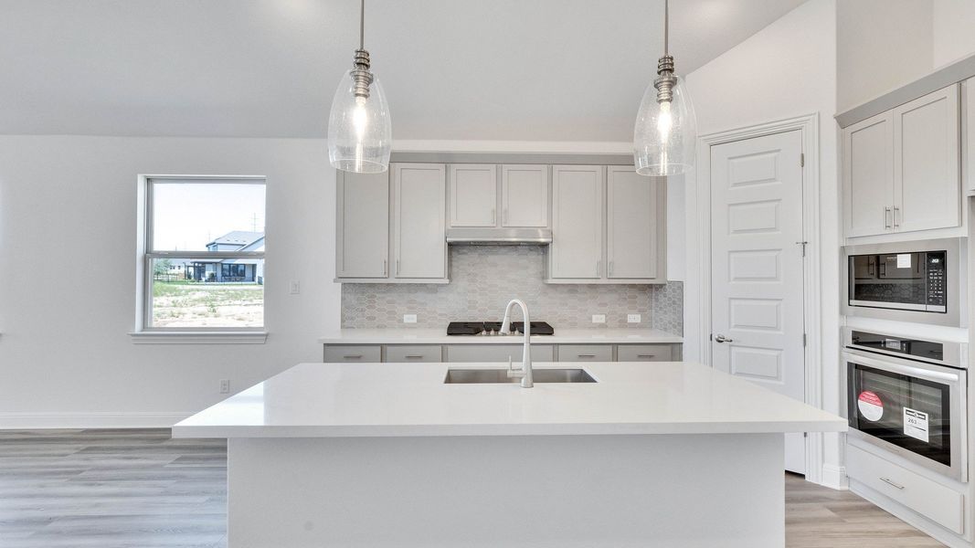 Furnished interior view inside a new home in Preserve at Lakeside Meadows, Pflugerville (Image 4).