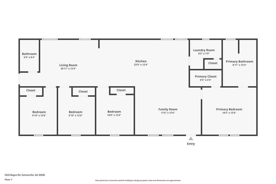 2D floor plan layout of this home in , Gainesville, GA (Image 3). 2D floor plan layout of this home in , Gainesville, GA (Image 3).