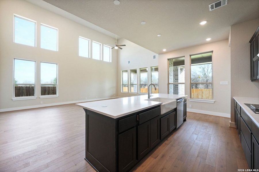 Furnished interior view inside a new home in Alsatian Oaks, Castroville (Image 4). Furnished interior view inside a new home in Alsatian Oaks, Castroville (Image 4).