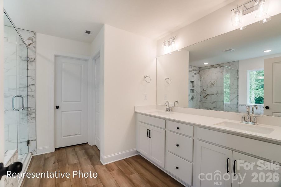 Furnished interior view inside a new home in Enclave at Riverdale, Huntersville (Image 13).