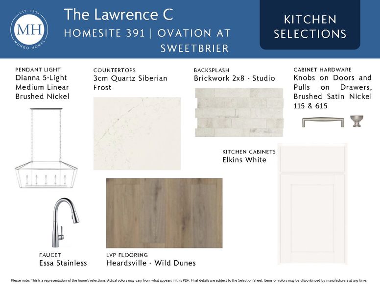 Sample of building materials used in homes in Ovation at Sweetbrier, Durham (Image 6). Sample of building materials used in homes in Ovation at Sweetbrier, Durham (Image 6).