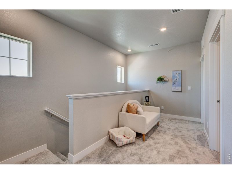 Furnished interior view inside a new home in Highlands at Fox Hill - Discovery, Longmont (Image 15).