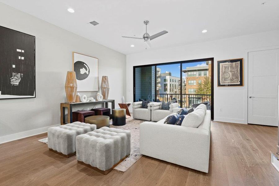 Furnished interior view inside a new home in , Austin (Image 30).