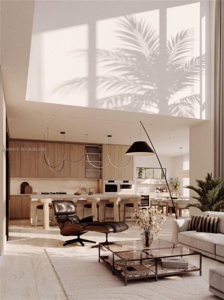 Furnished interior view inside a new home in , Fort Lauderdale (Image 4).