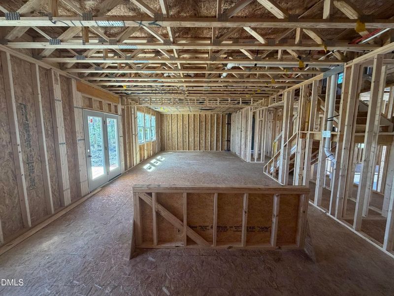 In-progress construction of a new home in Wellers Knoll, Lillington, NC (Image 33).