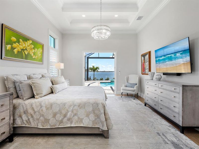 Furnished interior view inside a new home in , Sarasota (Image 48).