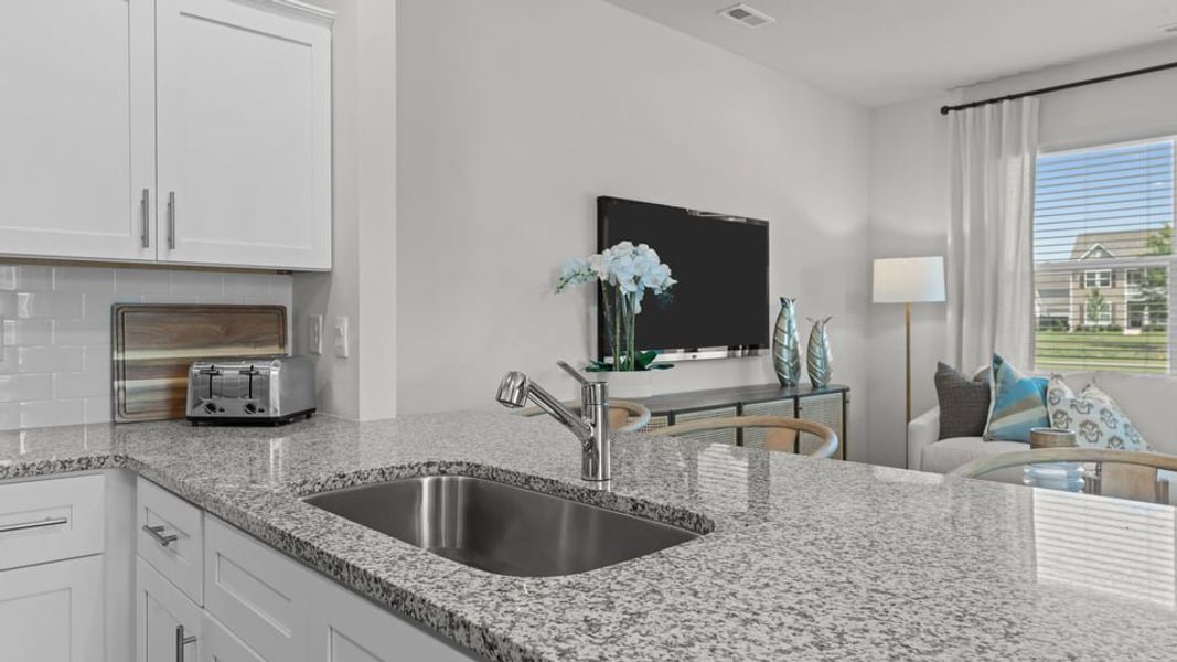 Furnished interior view inside a new home in Clock Road Townhomes, New Bern (Image 8).
