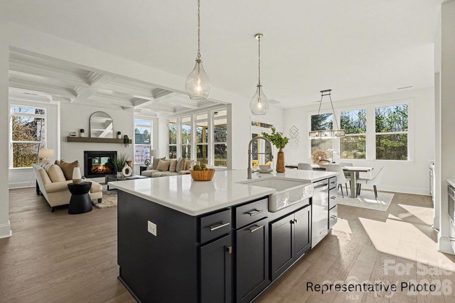 Furnished interior view inside a new home in Shepherds Trace, Clover (Image 33).