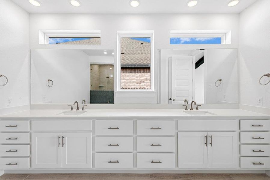 Furnished interior view inside a new home in Santa Rita Ranch, Liberty Hill (Image 7).