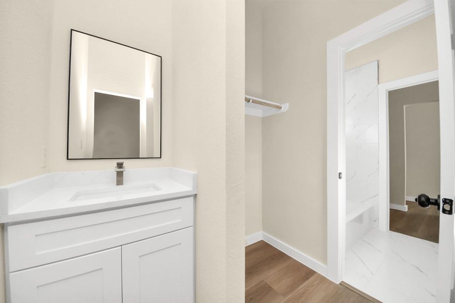 Furnished interior view inside a new home in , Houston (Image 6).