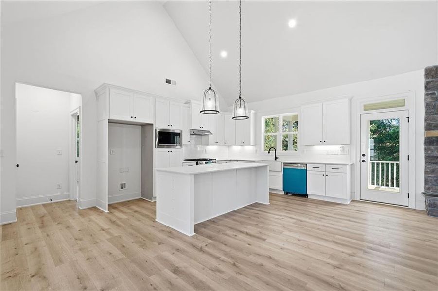 Furnished interior view inside a new home in , Calhoun (Image 8). Furnished interior view inside a new home in , Calhoun (Image 8).
