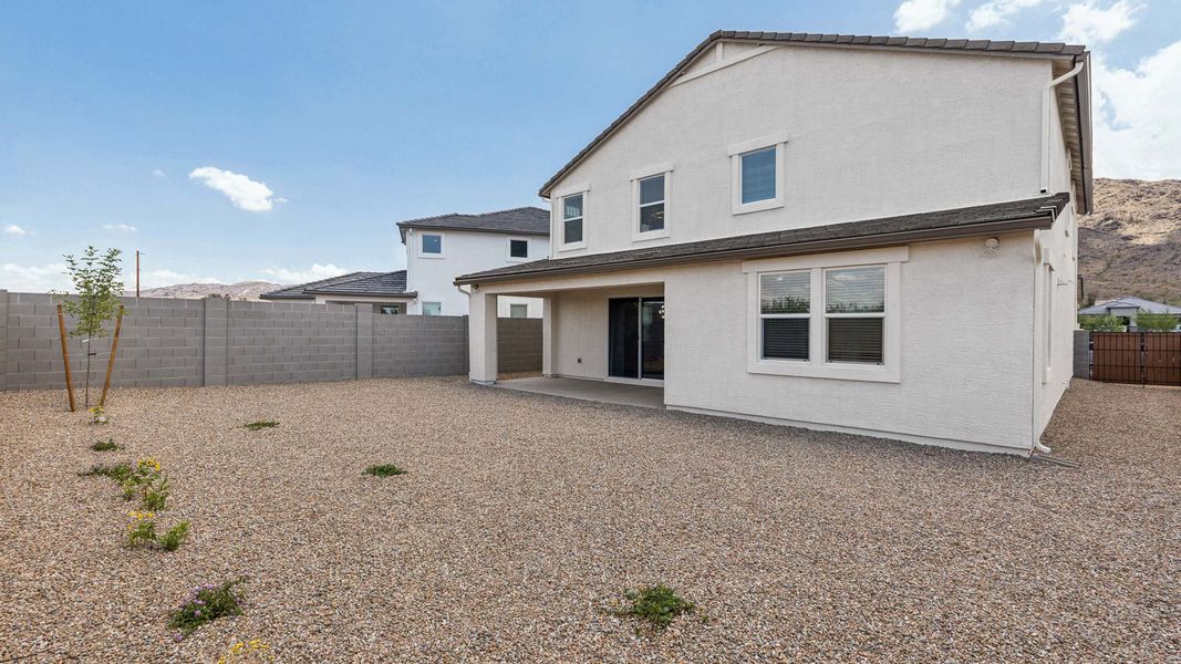 Representative exterior details of a home built from the Miraval by D.R. Horton in The Ridge at Stone Butte, Phoenix (Image 26).