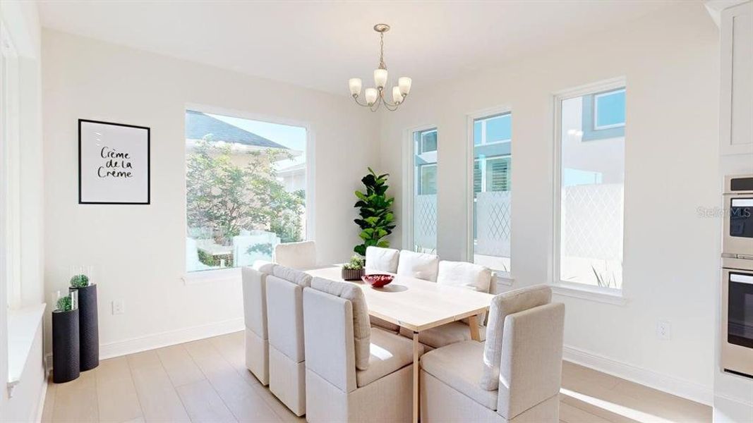 Furnished interior view inside a new home in , Orlando (Image 9).
