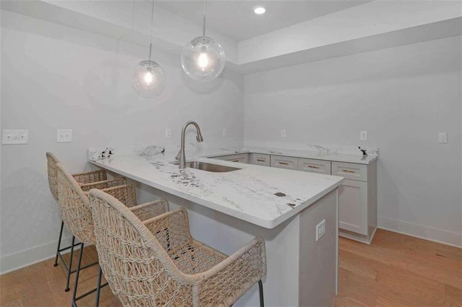 Furnished interior view inside a new home in Steeplechase, Hoschton (Image 13).