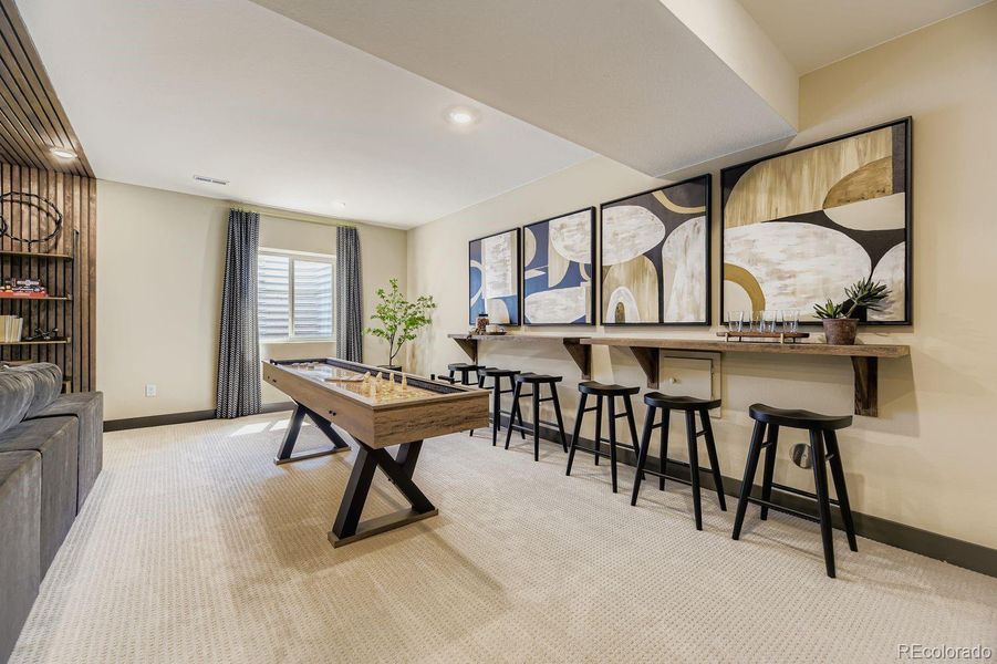 INTERIOR PHOTOS ARE SUMMIT MODEL HOME.