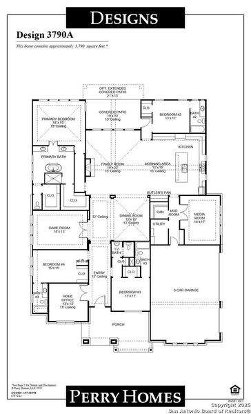 2D floor plan layout of this home in Thornebrook 1 Acre, Bulverde, TX (Image 2). 2D floor plan layout of this home in Thornebrook 1 Acre, Bulverde, TX (Image 2).