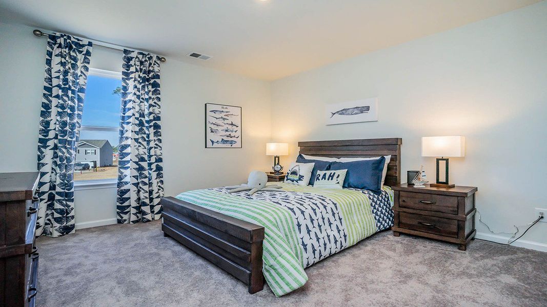 Representative furnished interior of a home built from the Galen by D.R. Horton in Cobblestone Village, Savannah (Image 7).