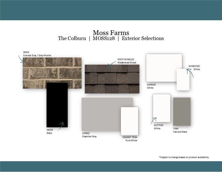 Sample of building materials used in homes in Moss Farm, White House (Image 47).