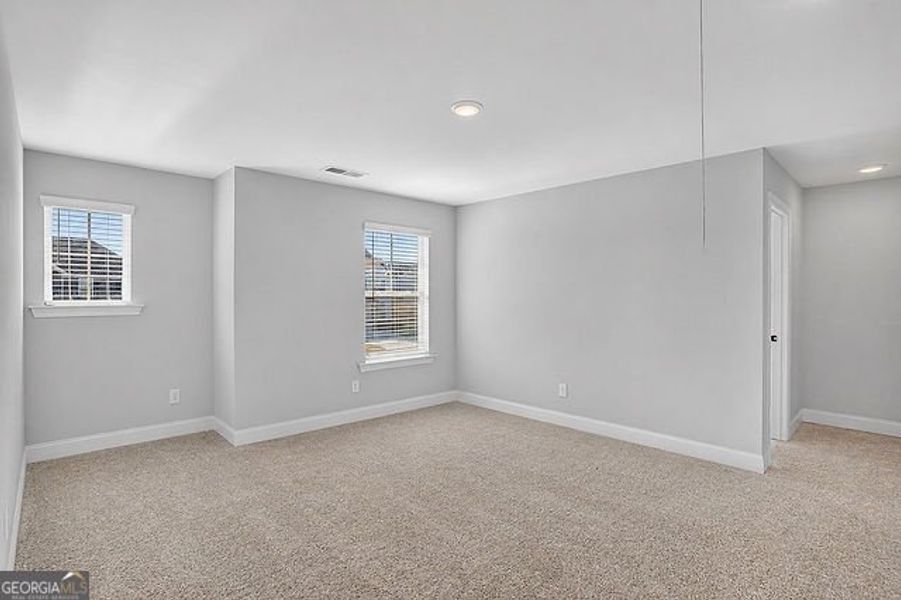 Spacious, unfurnished interior of a new home in Stone Brooke, Gray (Image 28).