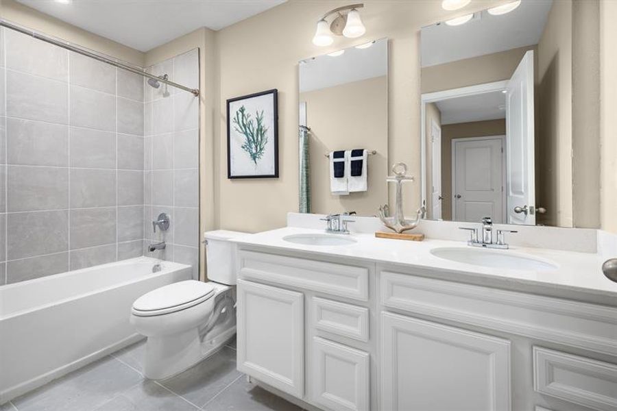 Furnished interior view inside a new home in Pine Pointe at Astonia, Davenport (Image 10).