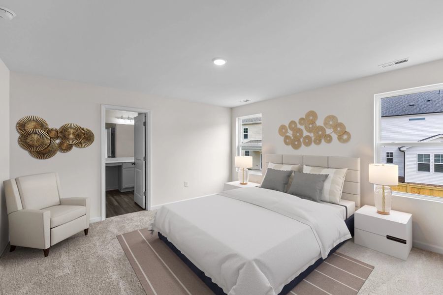 Representative furnished interior of a home built from the Radiance by Starlight Homes in Green Hill, Louisburg (Image 9).