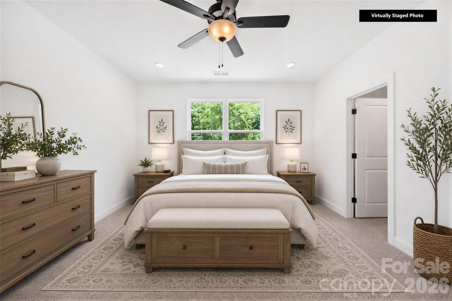 Furnished interior view inside a new home in , Statesville (Image 12).