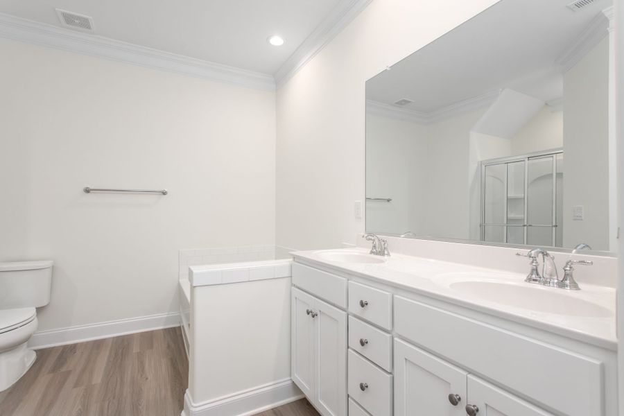 Representative furnished interior of a home built from the Devon by Keystone Homes NC in Friedberg Village, Winston-Salem (Image 12).