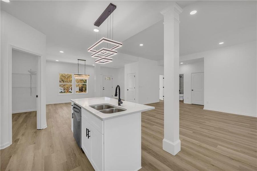 Furnished interior view inside a new home in , Covington (Image 7).