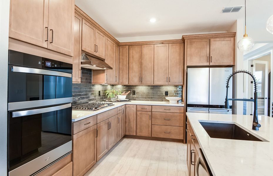 Ample Countertop Space and Storage