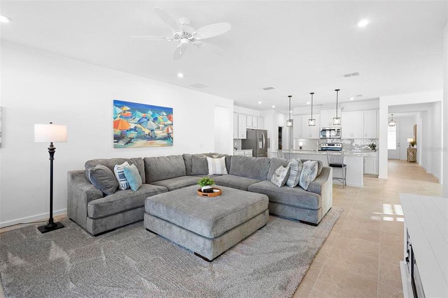 Furnished interior view inside a new home in Addison Landing, Deland (Image 38).
