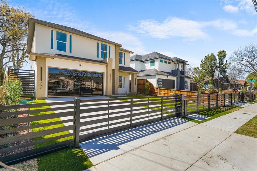 Front exterior of a new home in , Dallas, TX, highlighting curb appeal (Image 24). Front exterior of a new home in , Dallas, TX, highlighting curb appeal (Image 24).
