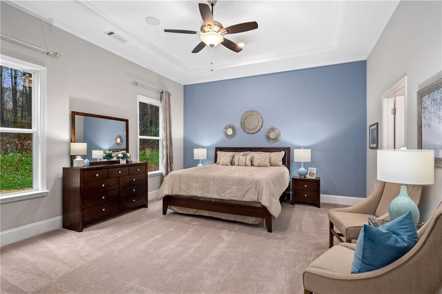 Furnished interior view inside a new home in , Gainesville (Image 3).