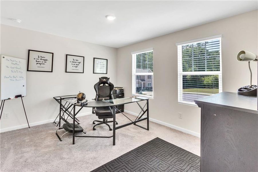 Furnished interior view inside a new home in Bentwater, Hoschton (Image 7).