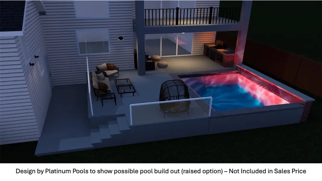 Exterior rendering of this home design in , Houston, TX (Image 4).