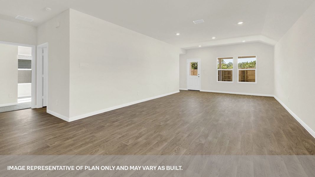 Spacious, unfurnished interior of a new home in Paramount, Kyle (Image 17).