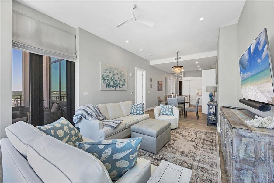 Furnished interior view inside a new home in , Sarasota (Image 13).