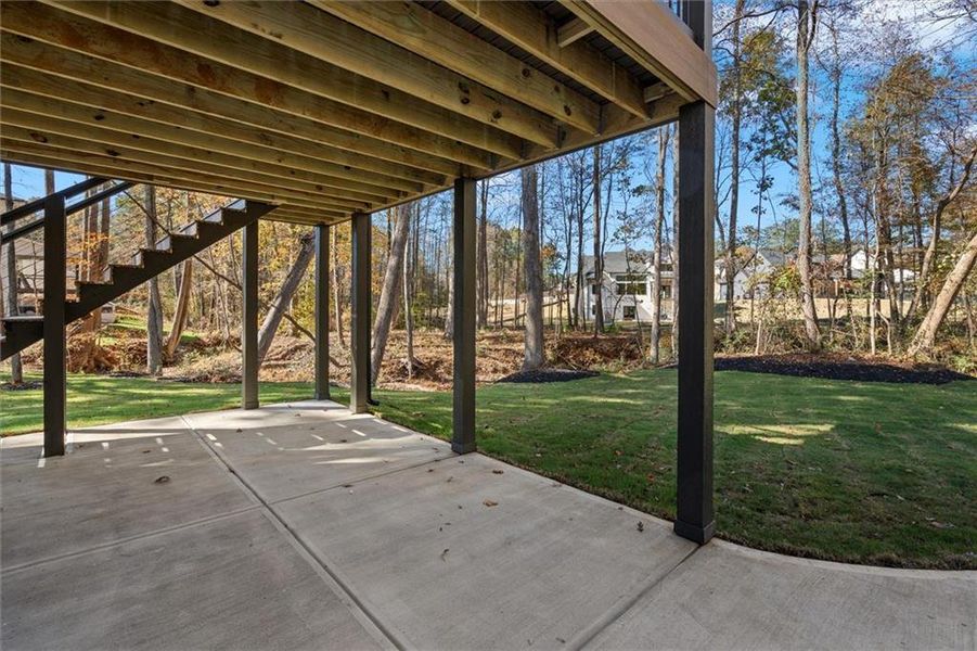 Exterior details and patio area of a home in , Villa Rica (Image 35). Exterior details and patio area of a home in , Villa Rica (Image 35).