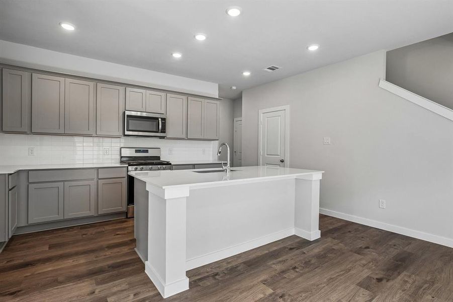 Furnished interior view inside a new home in Ambergrove, Royse City (Image 5).