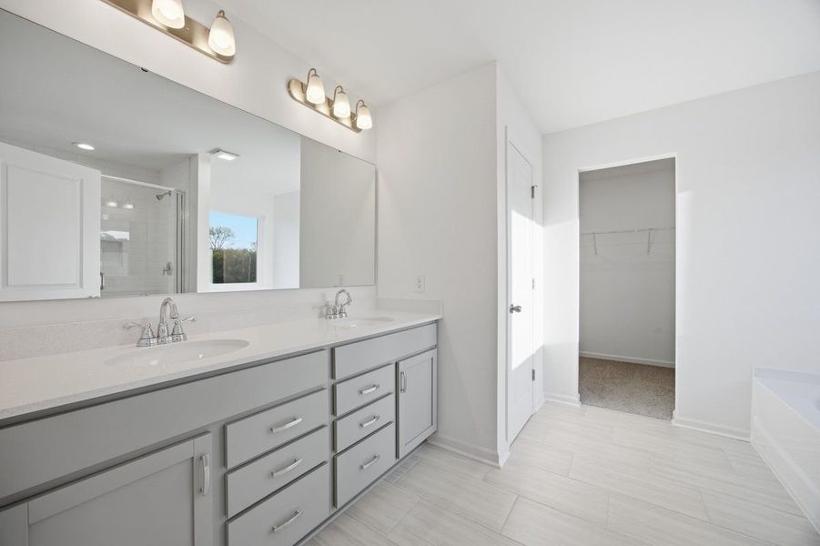 Furnished interior view inside a new home in Reeves Crossing, St. George (Image 4).