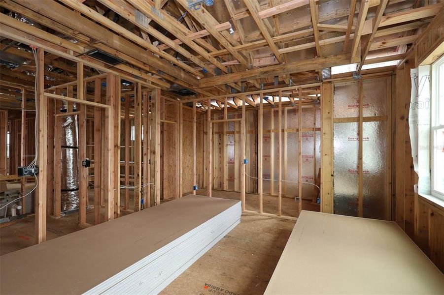 In-progress construction of a new home in Lake Star at Ovation, Winter Garden, FL (Image 12).