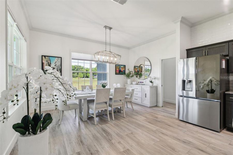 Furnished interior view inside a new home in , Ocala (Image 9). Furnished interior view inside a new home in , Ocala (Image 9).