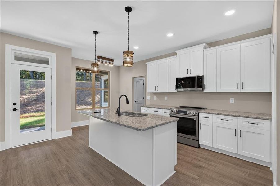 Furnished interior view inside a new home in , Dawsonville (Image 15).