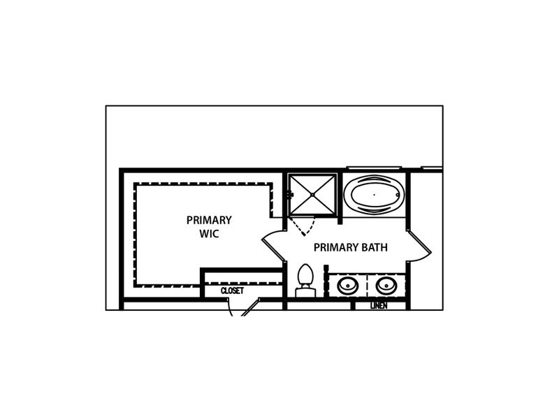 2D floor plan layout for the The Baxley by My Home Communities in Robins Estates, Warner Robins, GA (Image 3). 2D floor plan layout for the The Baxley by My Home Communities in Robins Estates, Warner Robins, GA (Image 3).