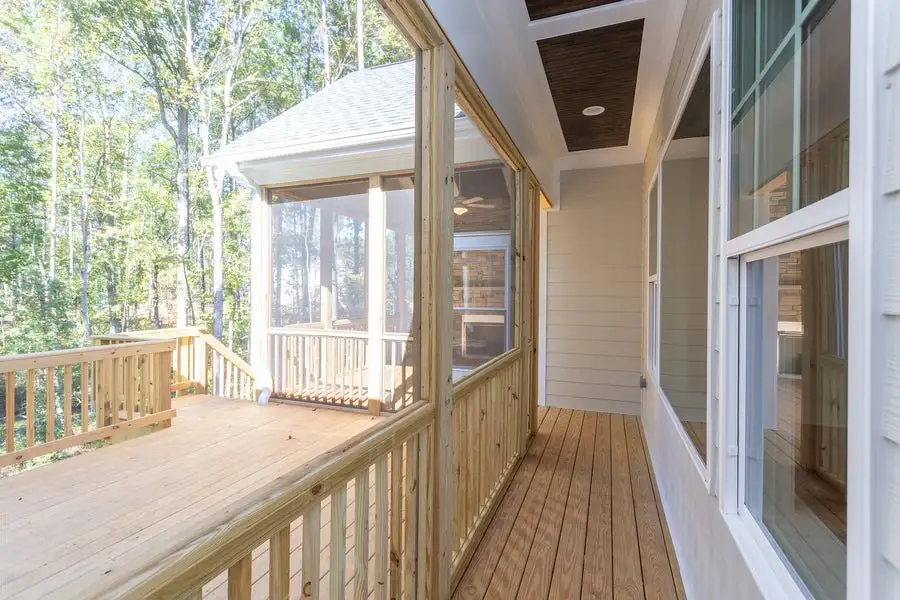 Representative exterior details of a home built from the Charleston by Caruso Homes in Sauls Landing, Zebulon (Image 4).