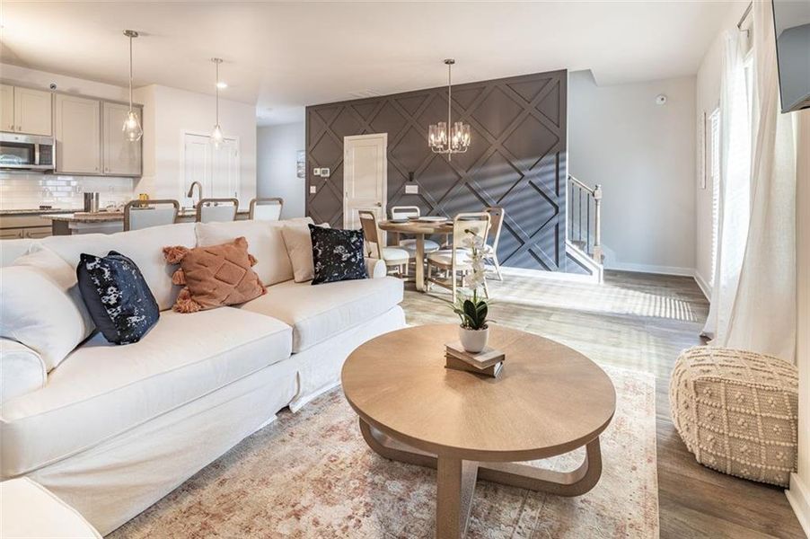 Furnished interior view inside a new home in Campground Crossing, McDonough (Image 12).