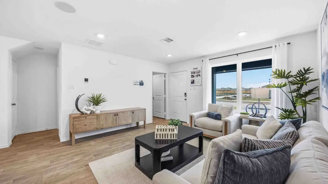 Furnished interior view inside a new home in Pineapple Square, Houston (Image 3).