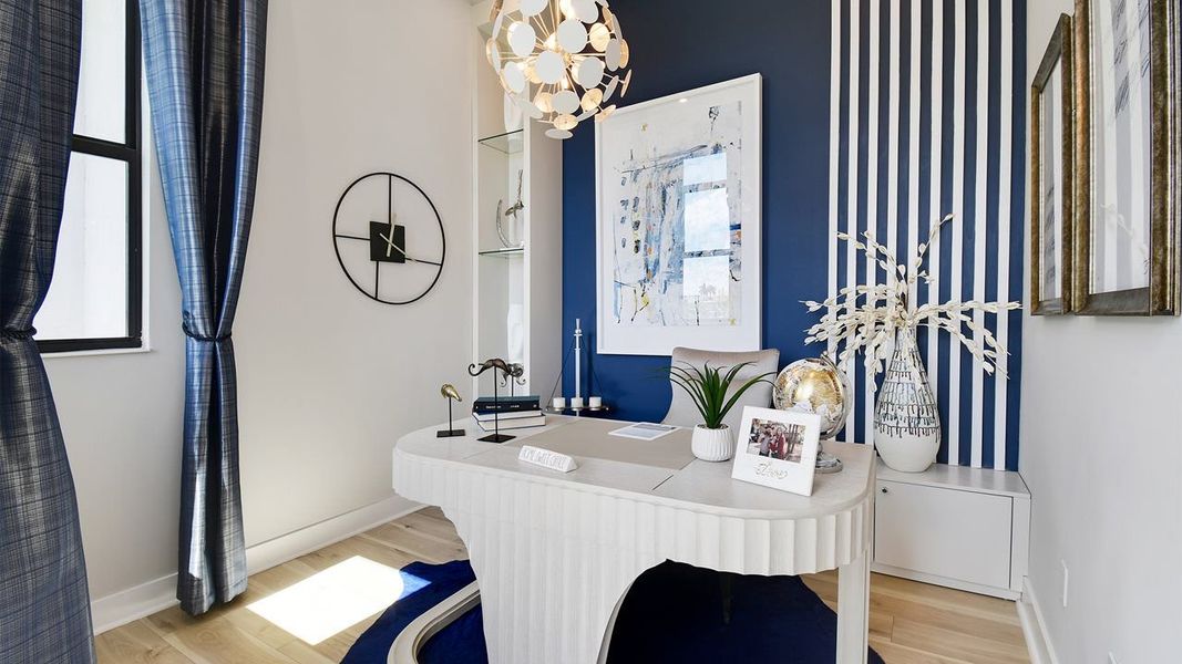Furnished interior view inside a new home in Rivella, Port St. Lucie (Image 13).