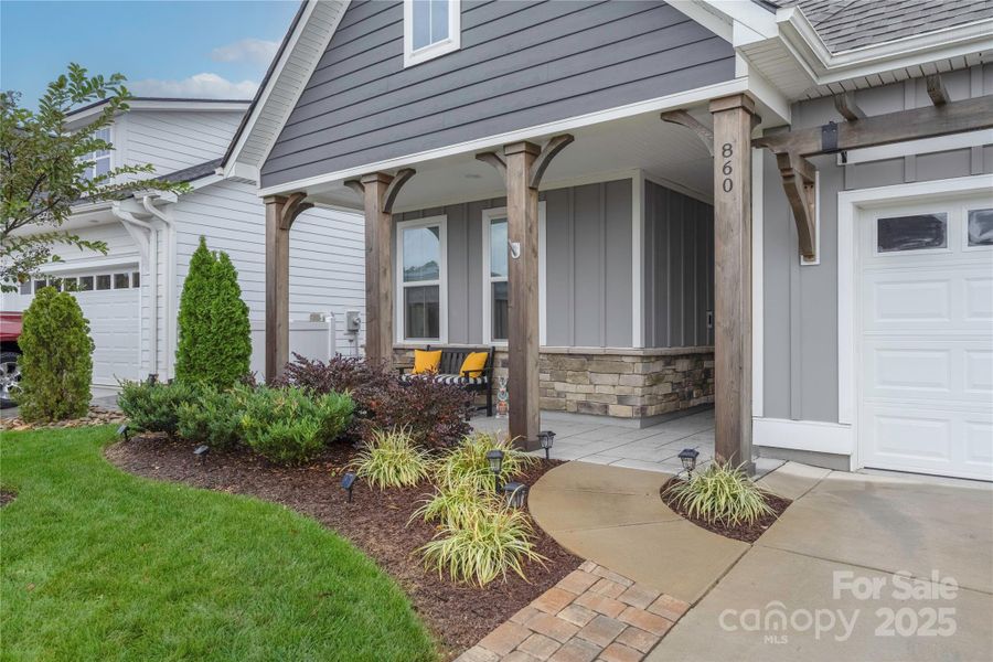 Exterior details and patio area of a home in , Denver (Image 3).