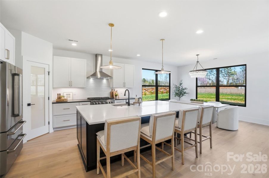 Furnished interior view inside a new home in , Mooresville (Image 7).