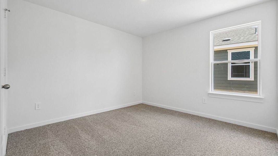 Spacious, unfurnished interior of a new home in Trails at Wildhorse, Austin (Image 28).